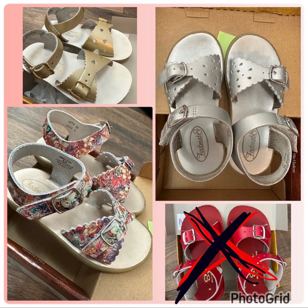 3 pair sandals